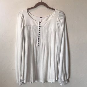 Free People White Top